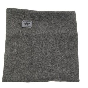 Turtle Fur Charcoal Gray Fleece Neck Warmer‎ Gaiter Recycled Polyester PLHK
